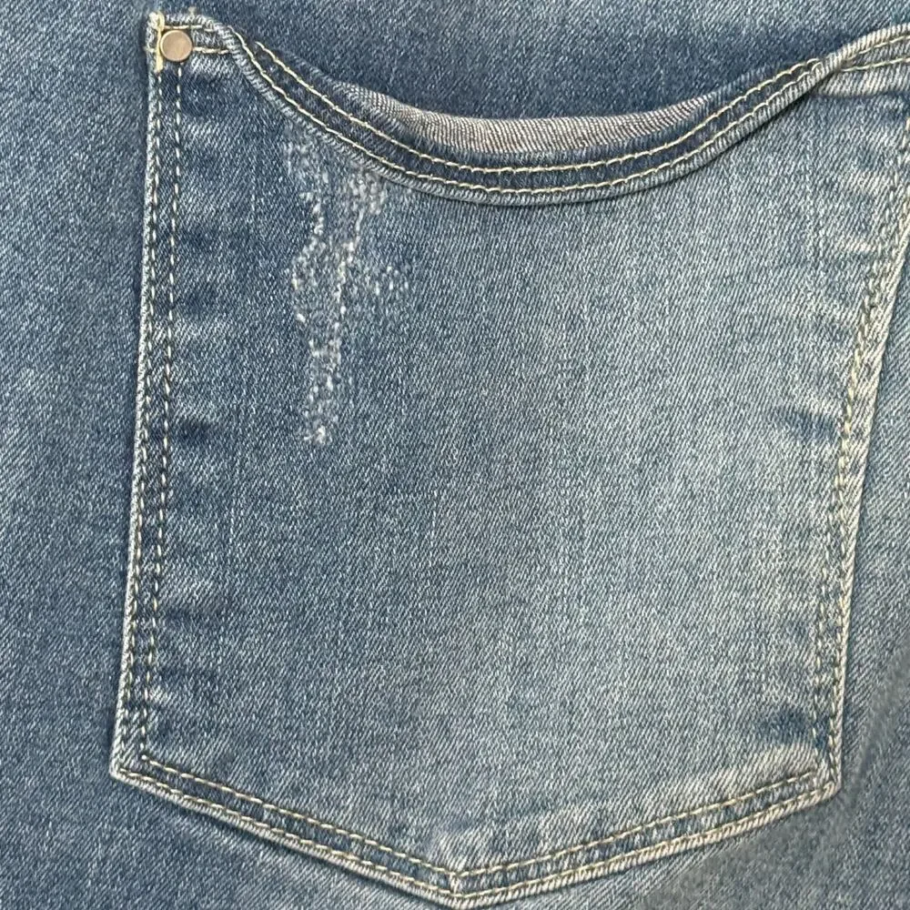 Anthology Sadie Slim Jeans Sz 24R‎ Pearl Embellished Decorative Y2K Denim